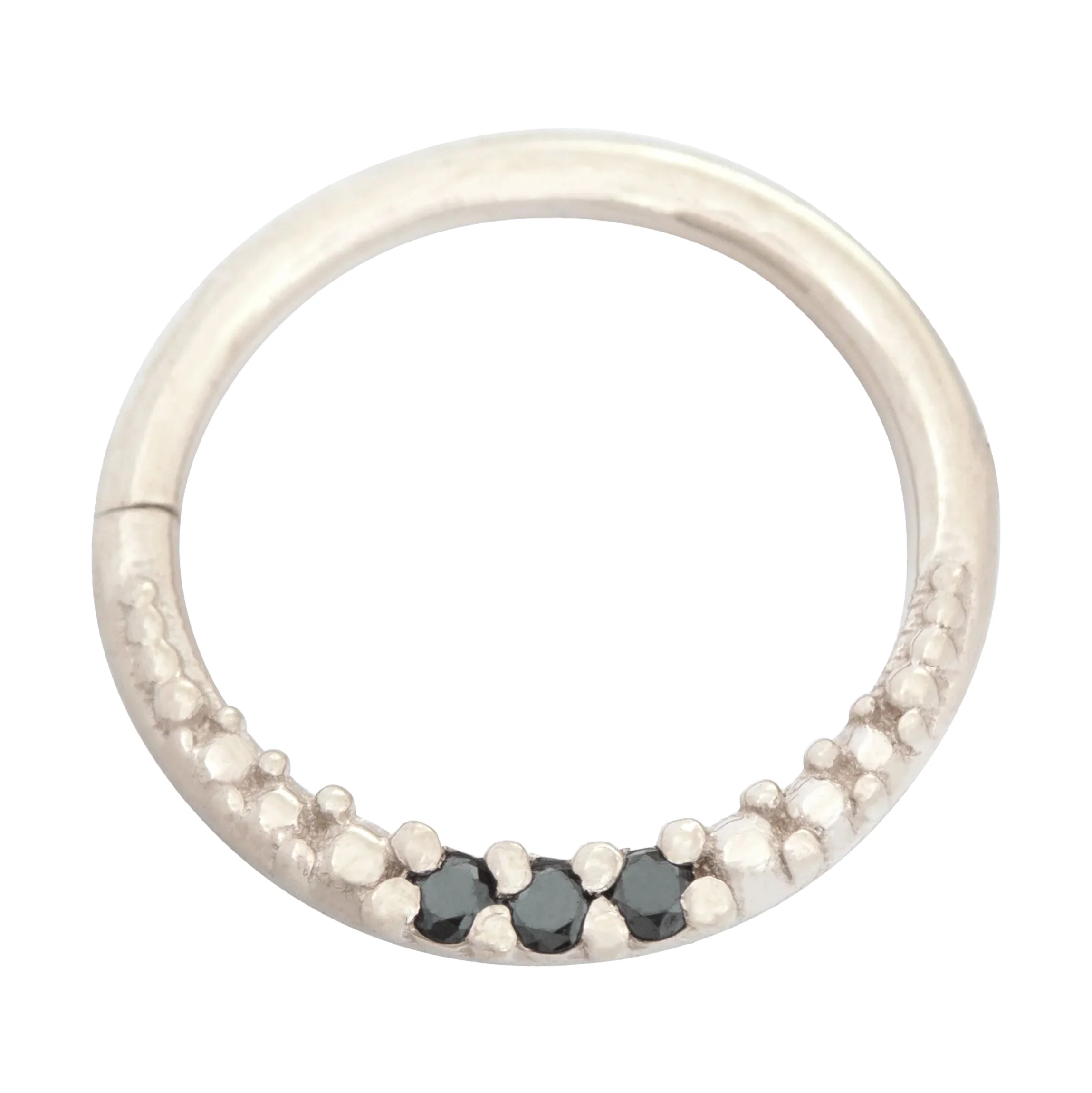 "Athena" Continuous Ring in Gold with Gemstones - Image 9