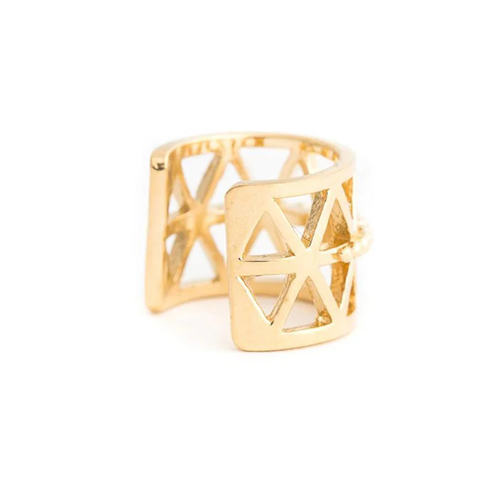 Beaded Triangle EAR CUFF (non piercing) - Image 2