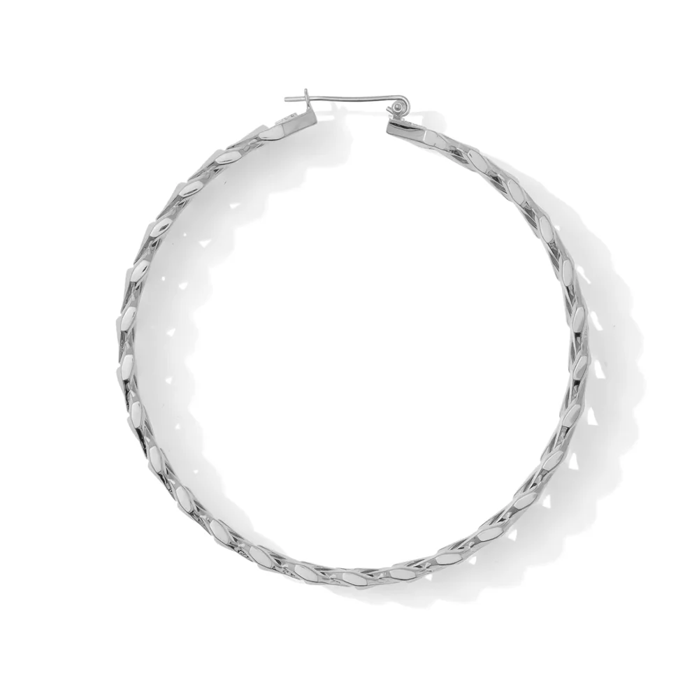 "Downtown Knocker" Hoop Earrings - Image 3