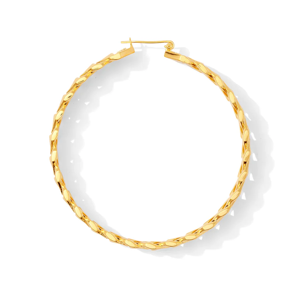 "Downtown Knocker" Hoop Earrings - Image 4
