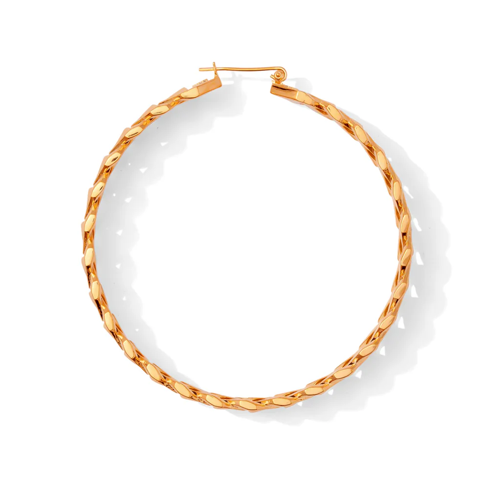 "Downtown Knocker" Hoop Earrings - Image 5
