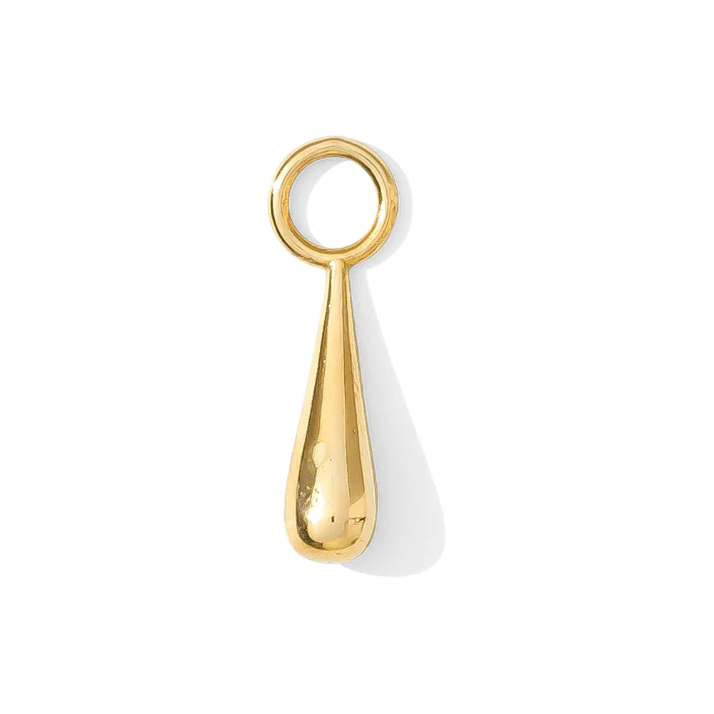 "Droplet" Charm in Gold - Image 3