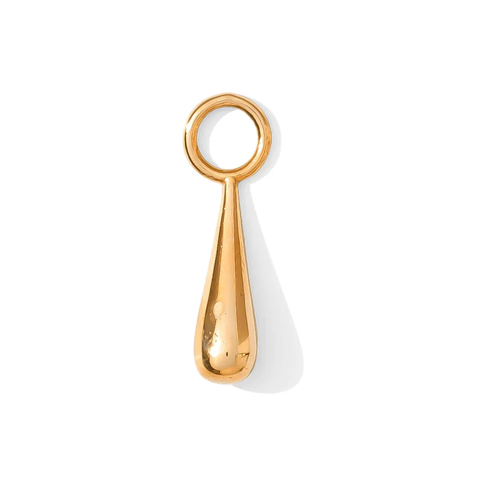 "Droplet" Charm in Gold - Image 5