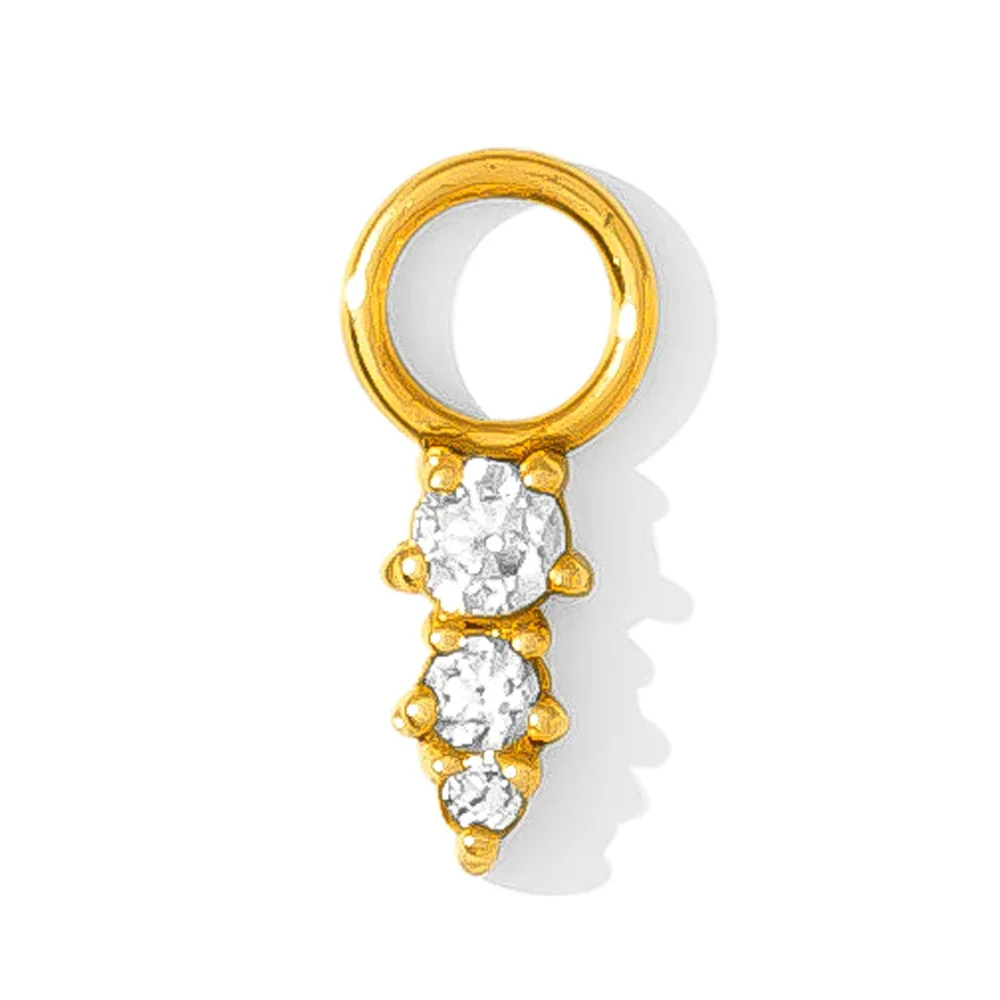 "Fey" Charm in Gold with Gemstones - Image 5