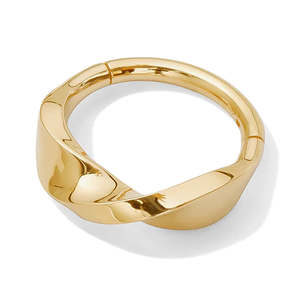 "London" Hinge Ring / Clicker in Gold - Image 3