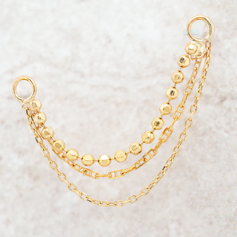 "Lucid" Chain Attachment in Gold - Image 2