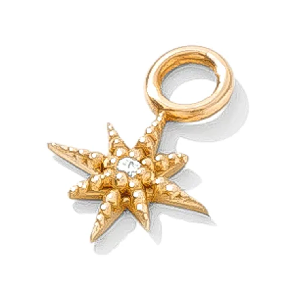 "Lustre" Charm in Gold with Gemstone - Image 3