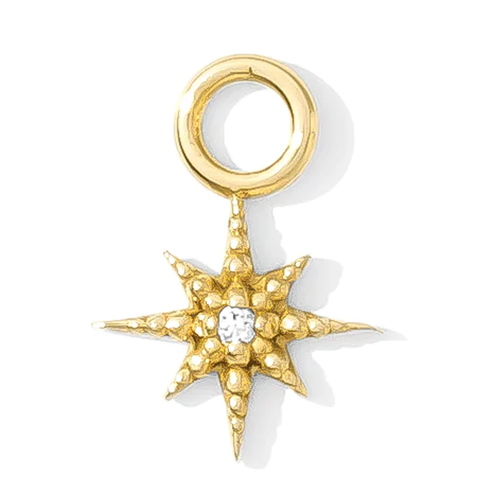 "Lustre" Charm in Gold with Gemstone - Image 4