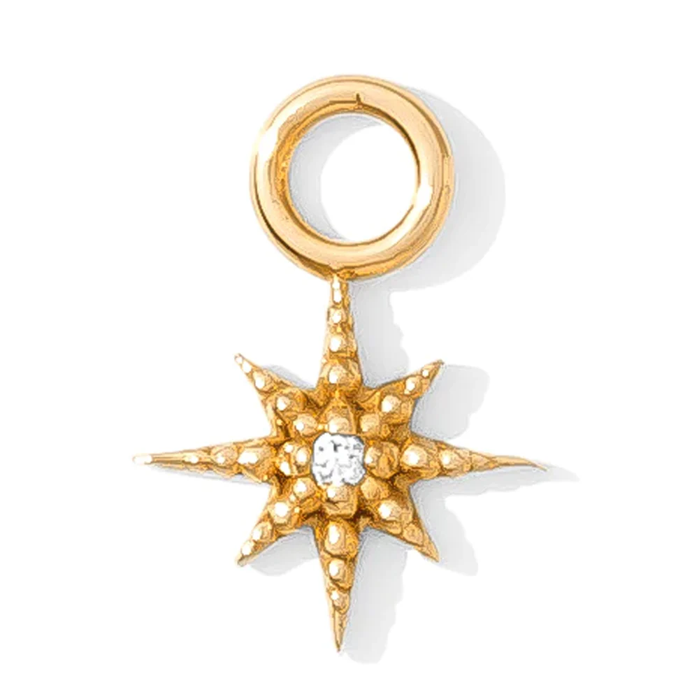 "Lustre" Charm in Gold with Gemstone - Image 5