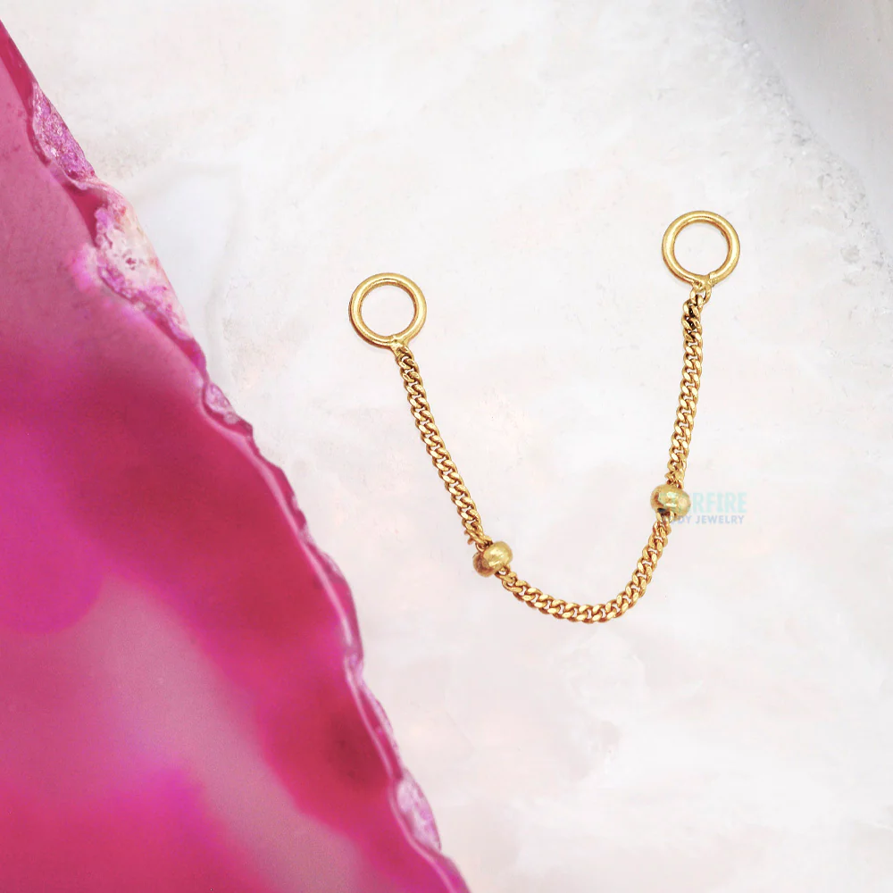 "Space Dust" Chain Attachment in Gold - Image 2