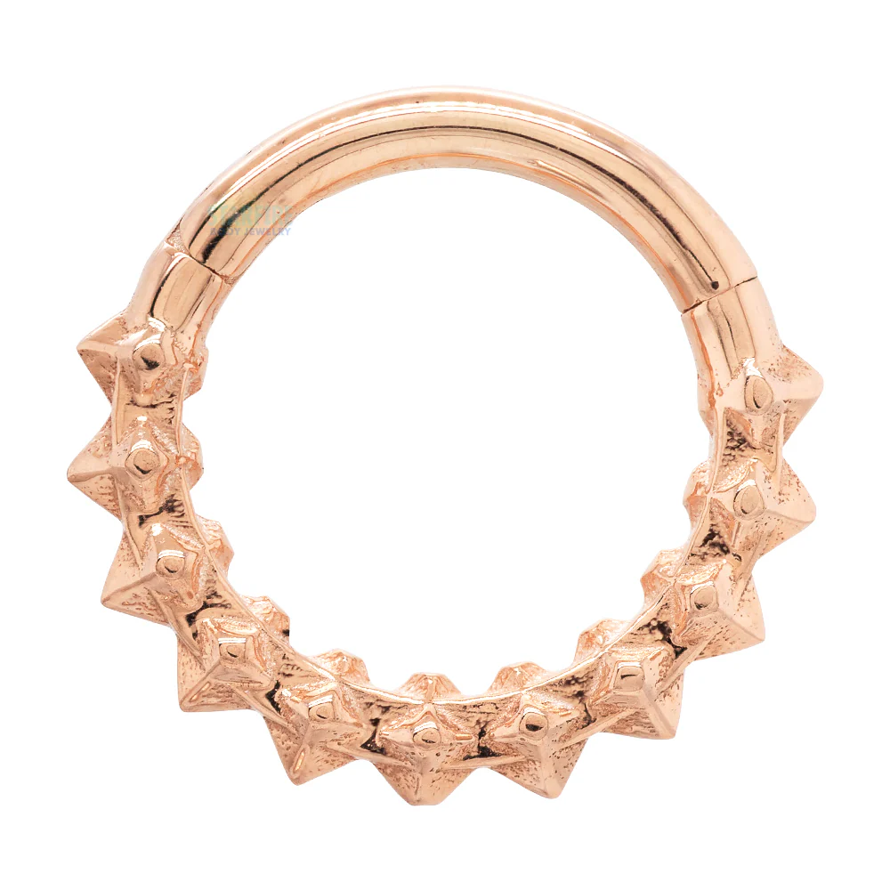 "Sydney" Hinge Ring / Clicker in Gold - Image 4