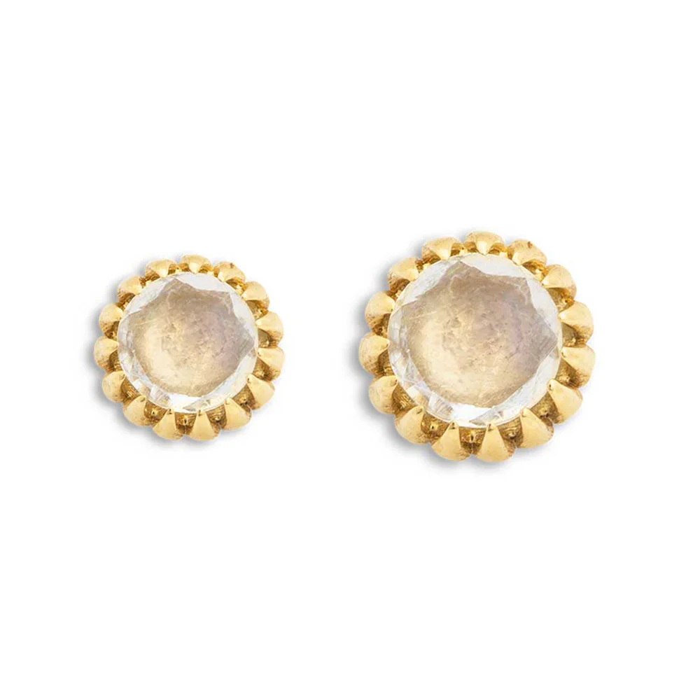 threadless: "Adore" Pin in Gold with Gemstone - Image 3