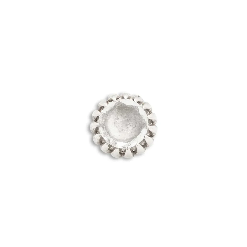 threadless: "Adore" Pin in Gold with Gemstone - Image 5
