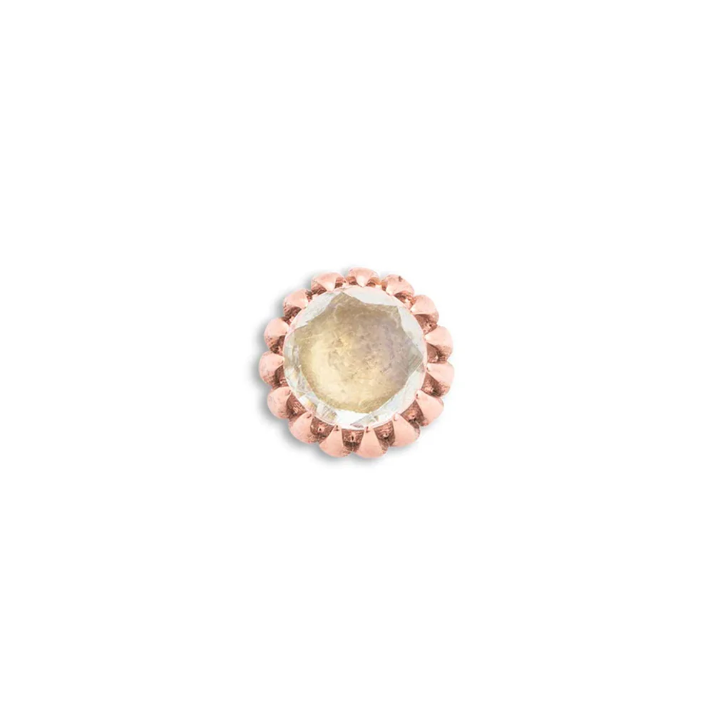 threadless: "Adore" Pin in Gold with Gemstone - Image 6