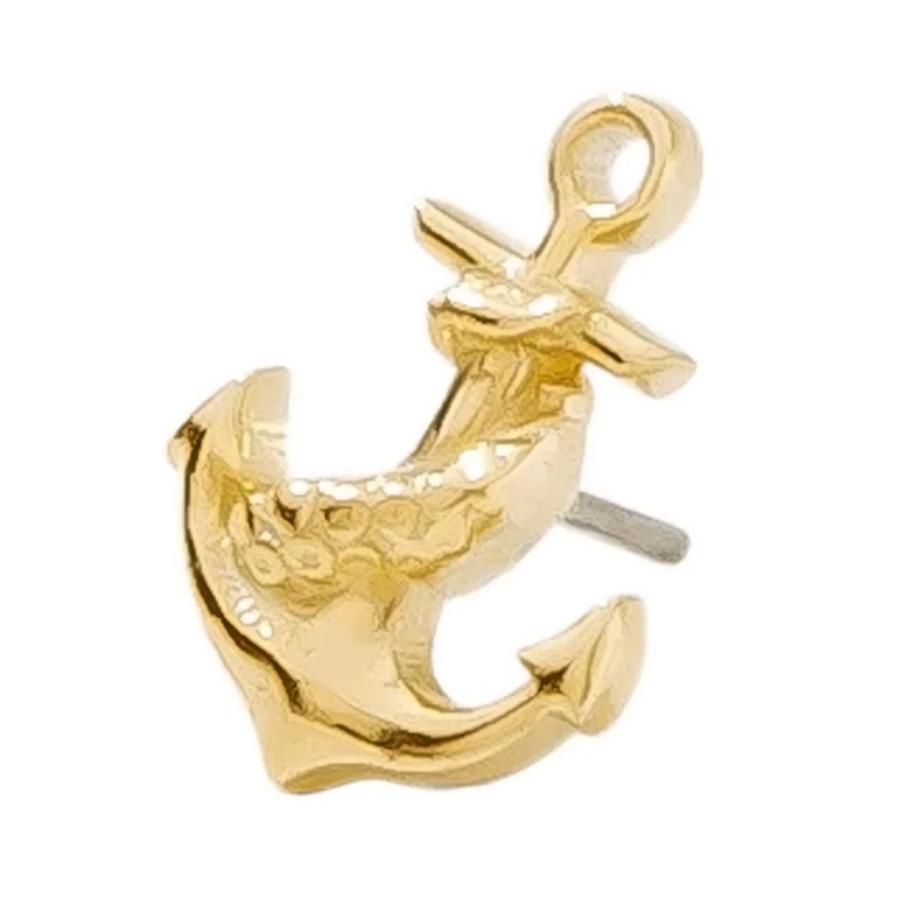 threadless: Anchor Pin in Gold - Image 2