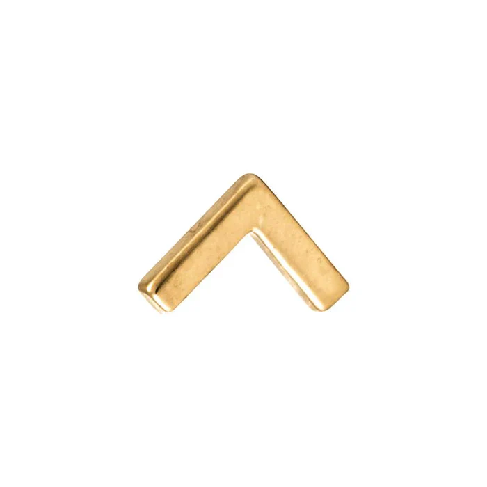 threadless: "Apex" Pin in Gold - Image 2