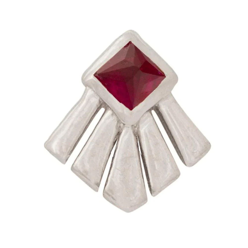 threadless: "Aurora" Pin in Gold with Gemstone - Image 11