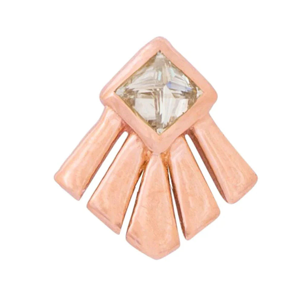 threadless: "Aurora" Pin in Gold with Gemstone - Image 13