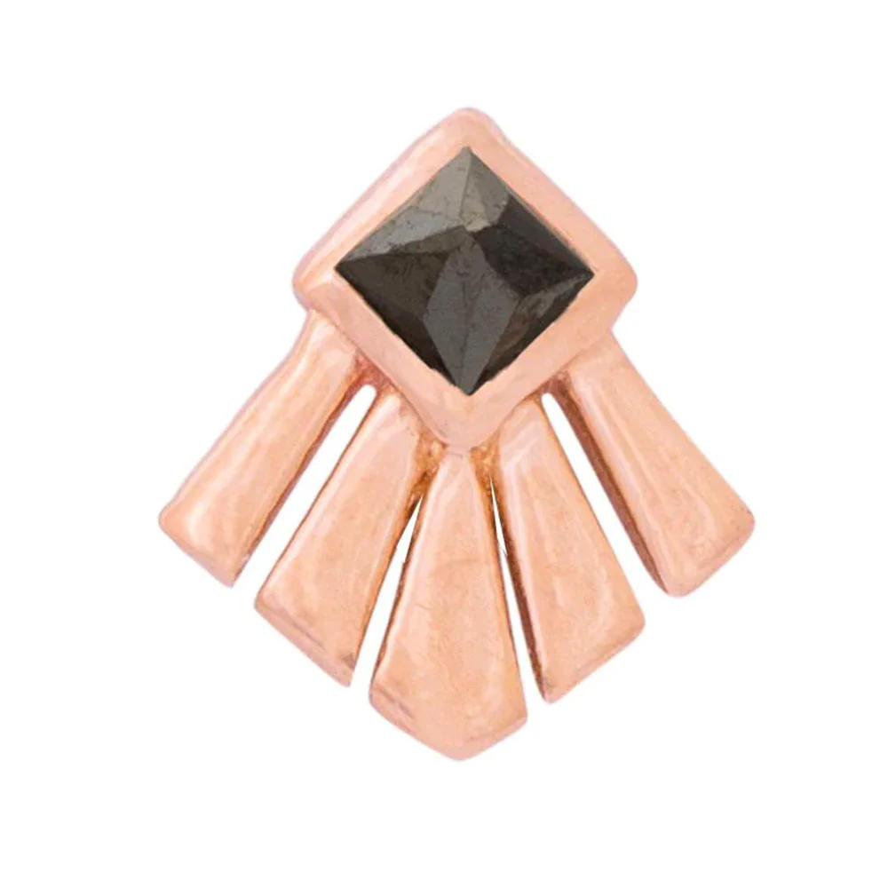 threadless: "Aurora" Pin in Gold with Gemstone - Image 14