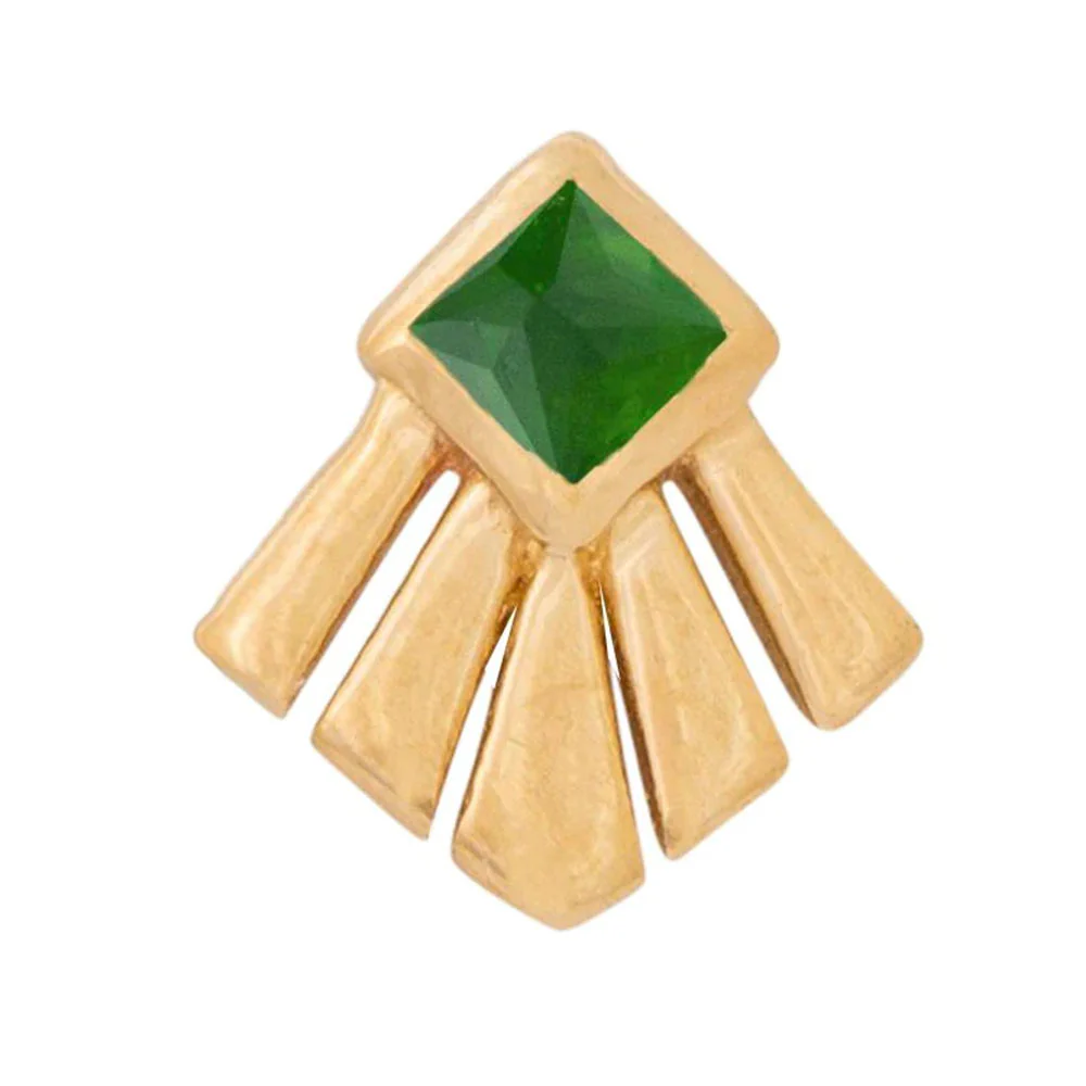 threadless: "Aurora" Pin in Gold with Gemstone - Image 6