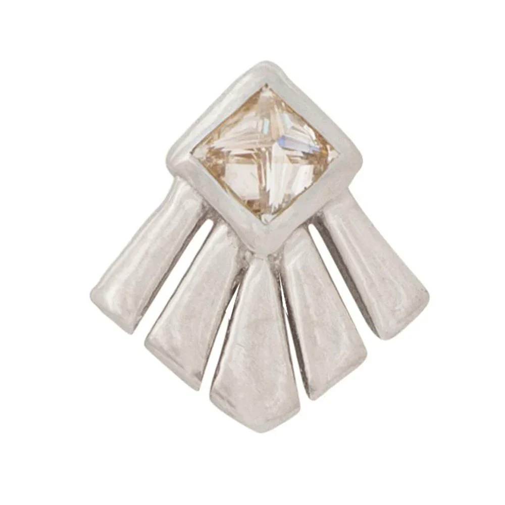 threadless: "Aurora" Pin in Gold with Gemstone - Image 8