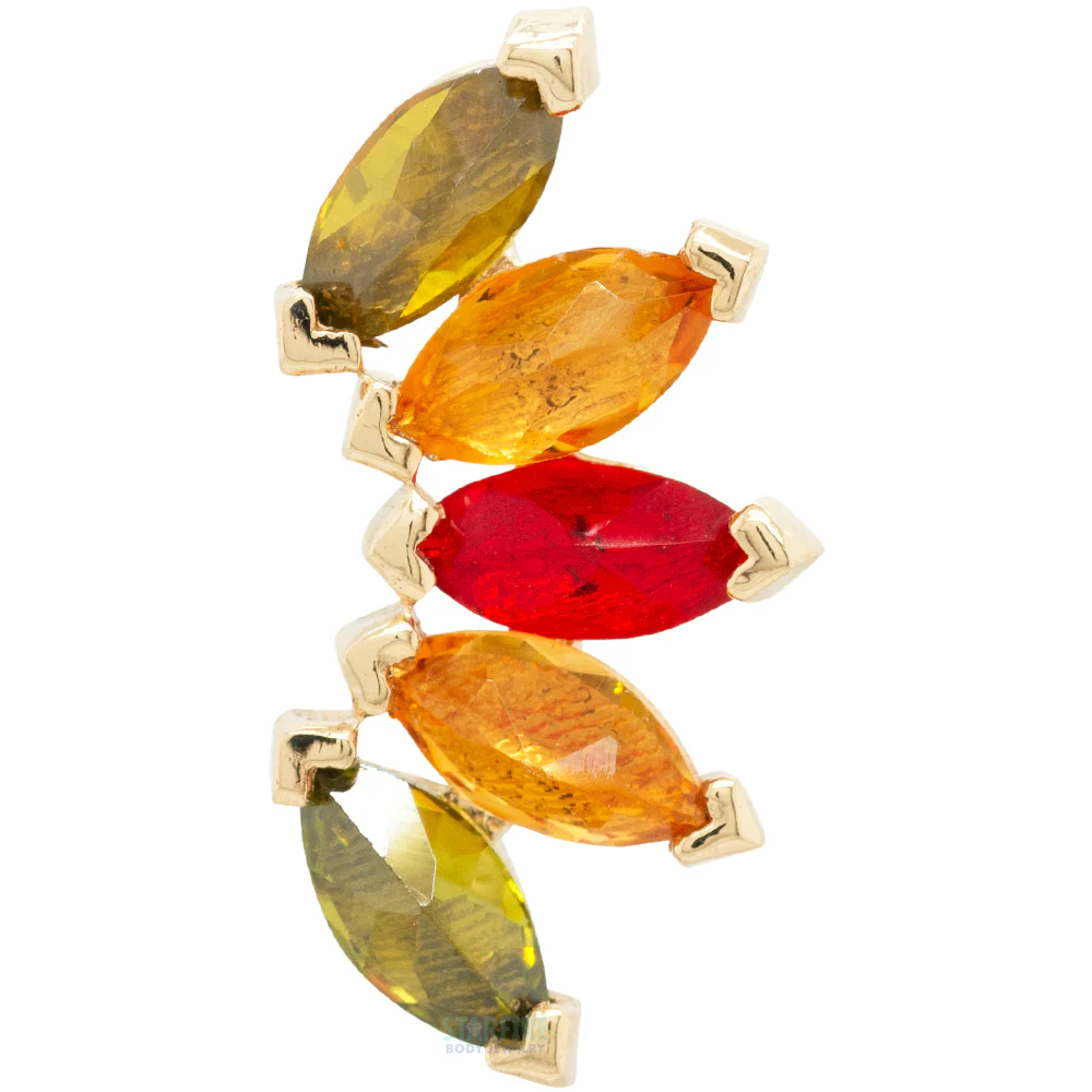 threadless: "Bella" Pin in Gold - 'Natural Mystic' Collection - Image 3