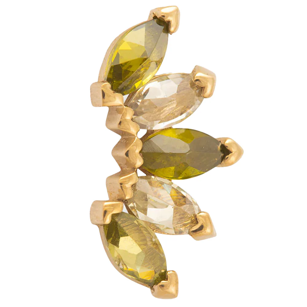threadless: "Bella" Pin in Gold - 'Space Haze' Collection - Image 2