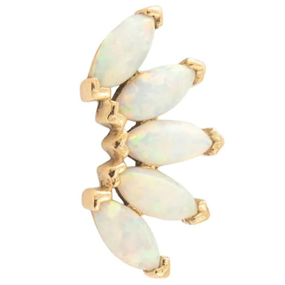 threadless: "Bella" Pin in Gold with Gemstones - Image 8