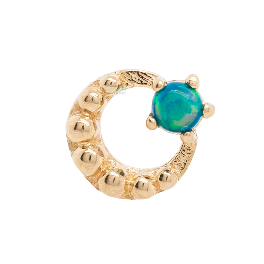 threadless: Bewitch Pin in Gold with Gemstone - Image 7