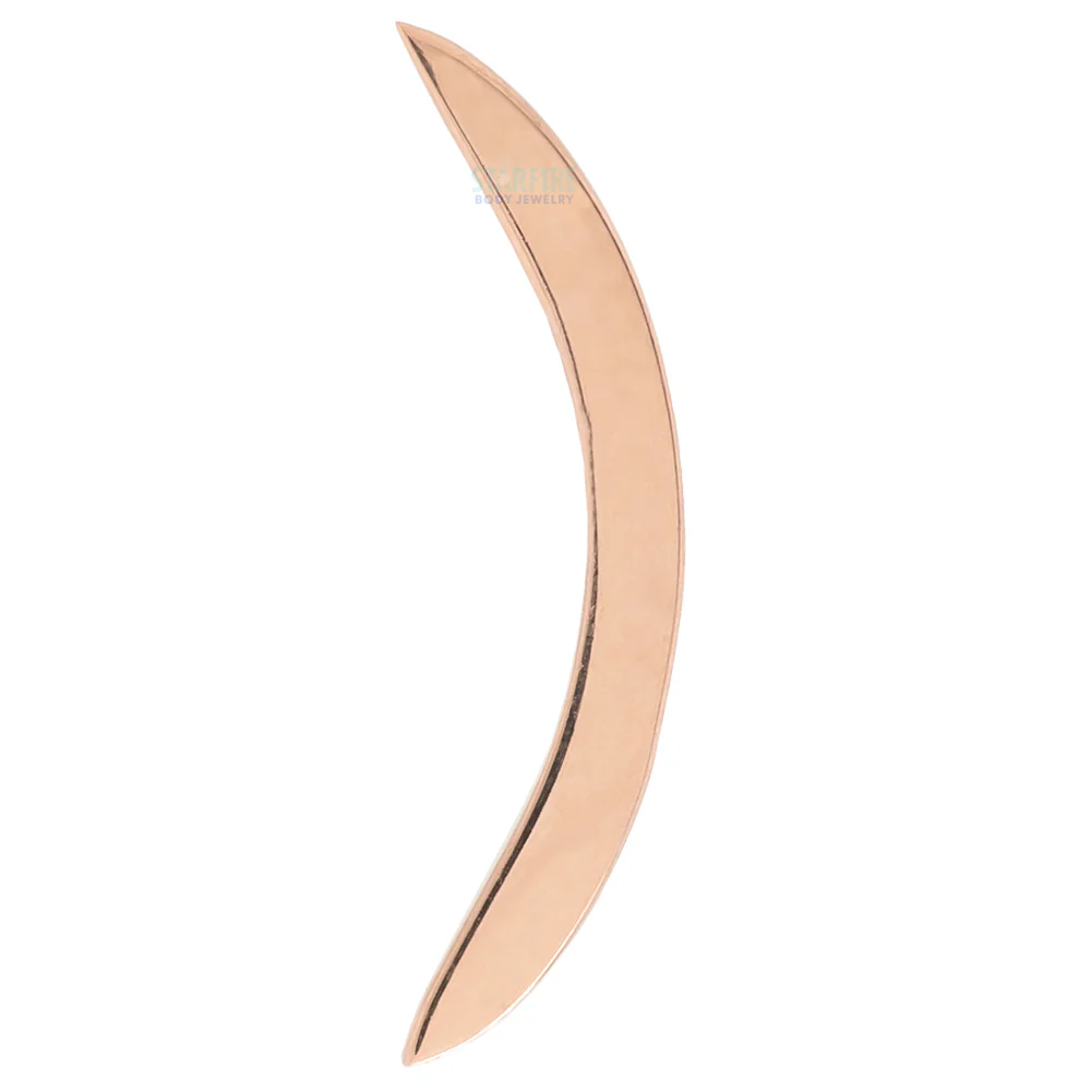threadless: Curve Pin in Gold - Image 6