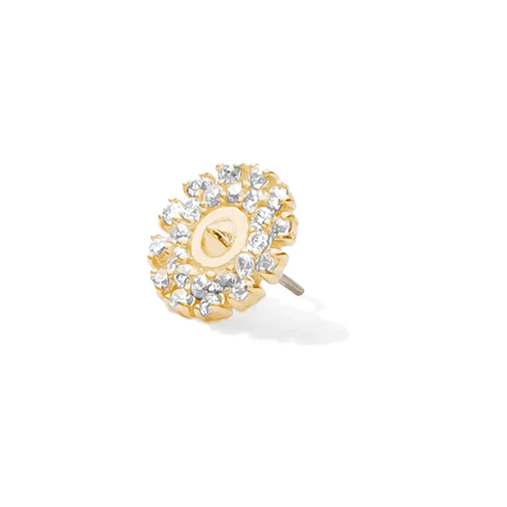 threadless: Destiny Pin in Gold with Gemstones - Image 2