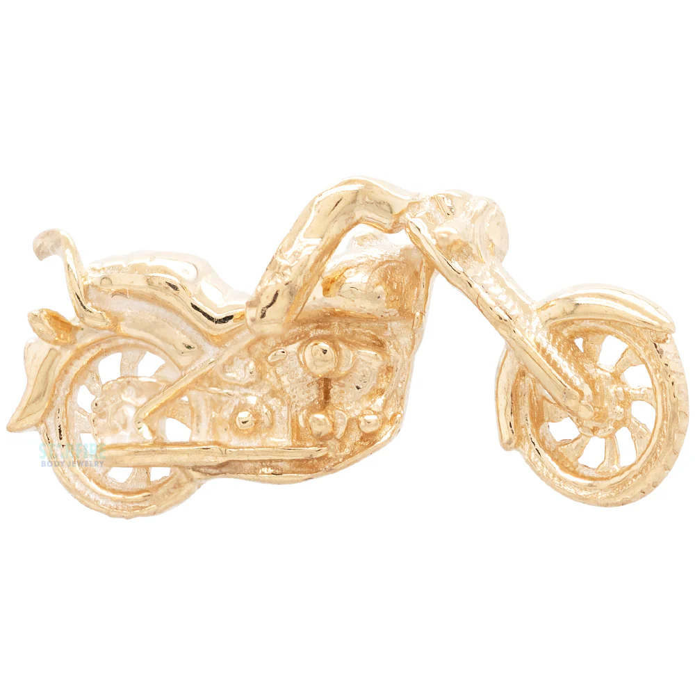 threadless: Easy Rider Pin in Gold