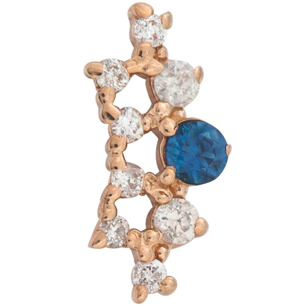 threadless: Empress Pin in Gold with Gemstones - Image 30
