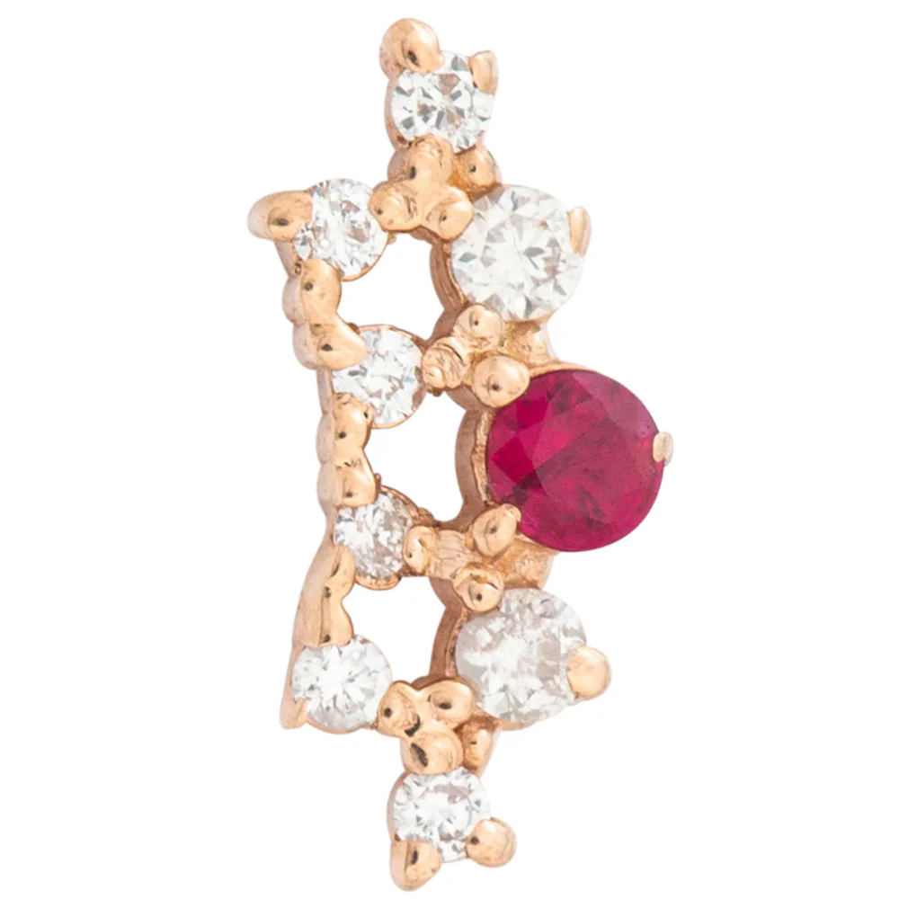 threadless: Empress Pin in Gold with Gemstones - Image 33