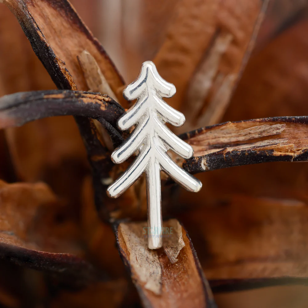 threadless: "Evergreen" Pin in Gold - Image 2