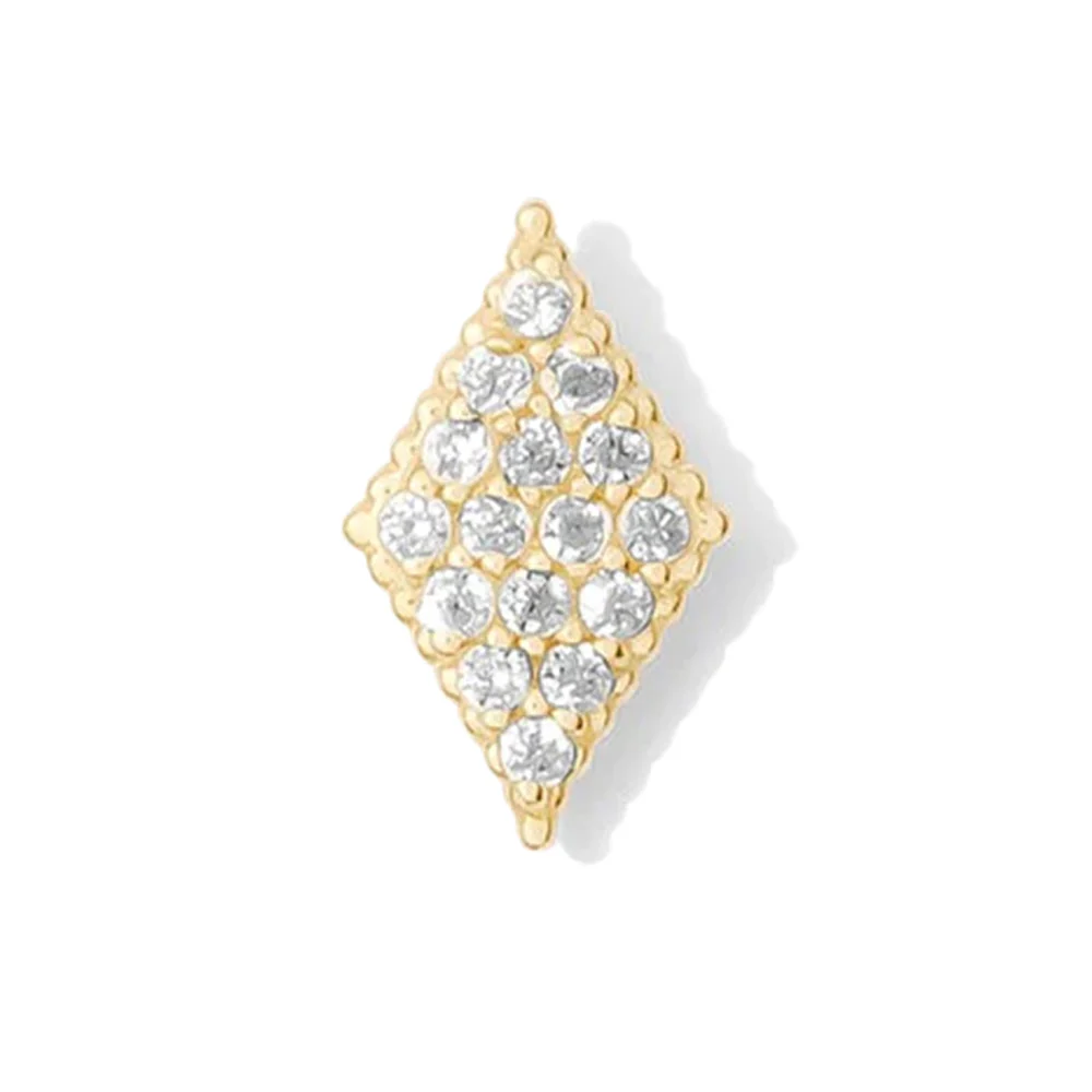 threadless: Fate Pin in Gold with Gemstones