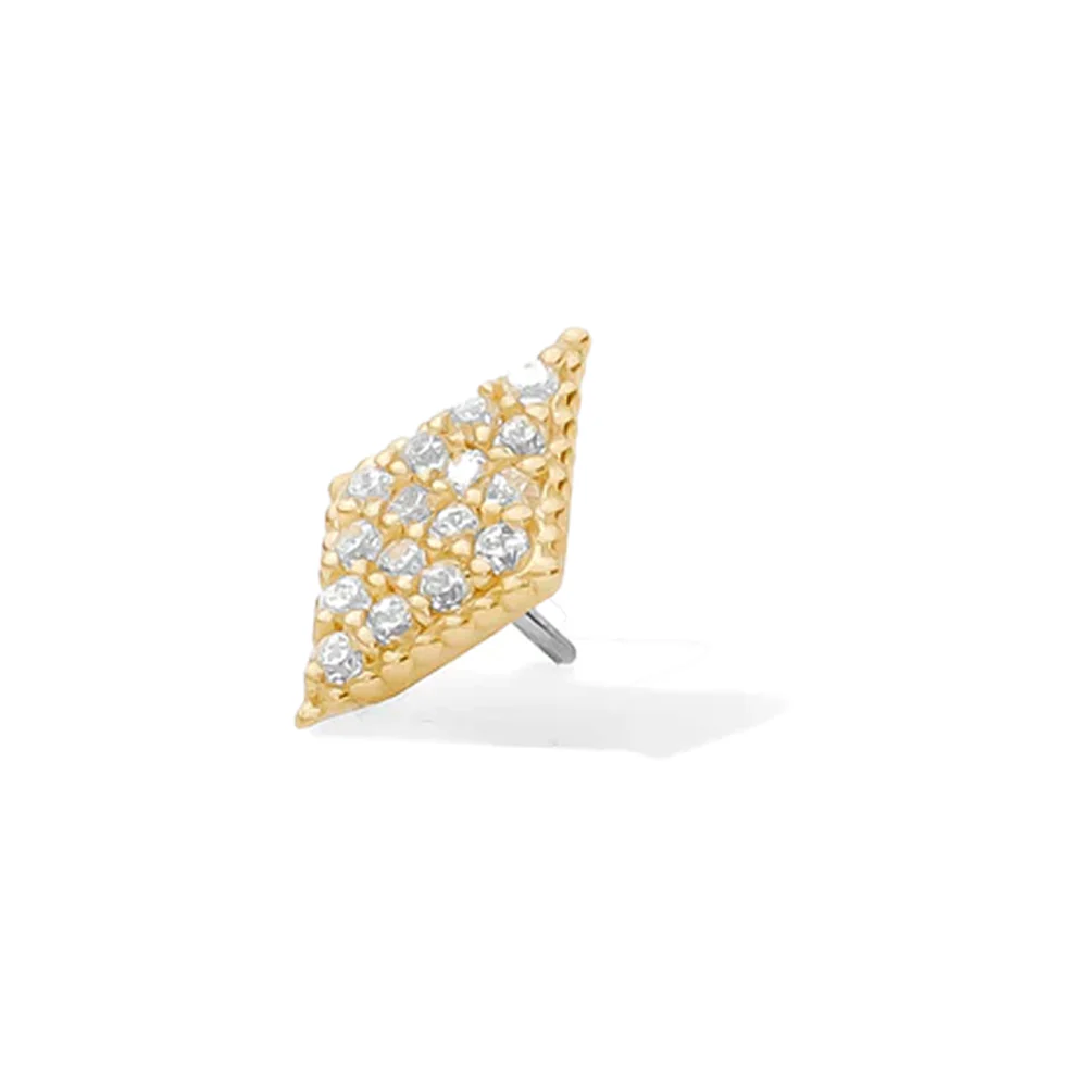 threadless: Fate Pin in Gold with Gemstones - Image 2