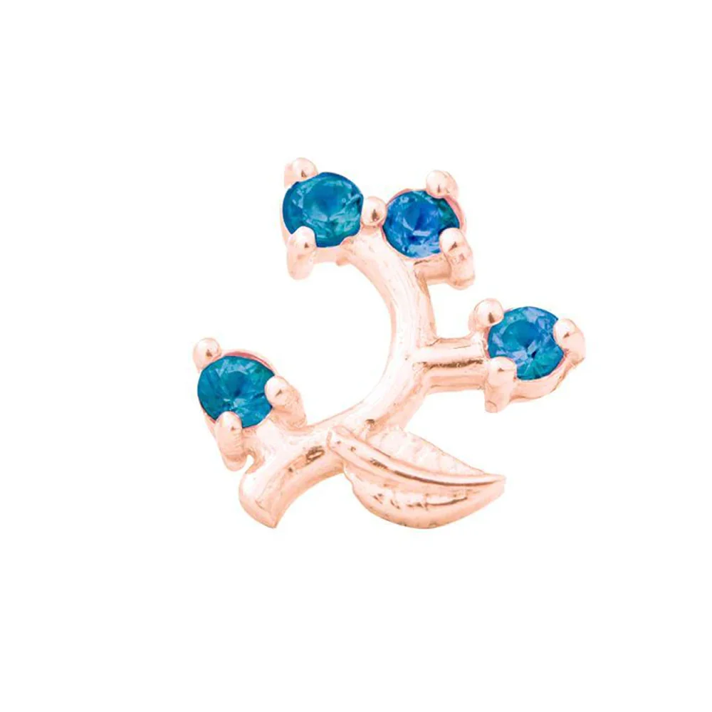 threadless: Frond Pin in Gold with Gemstones - Image 11