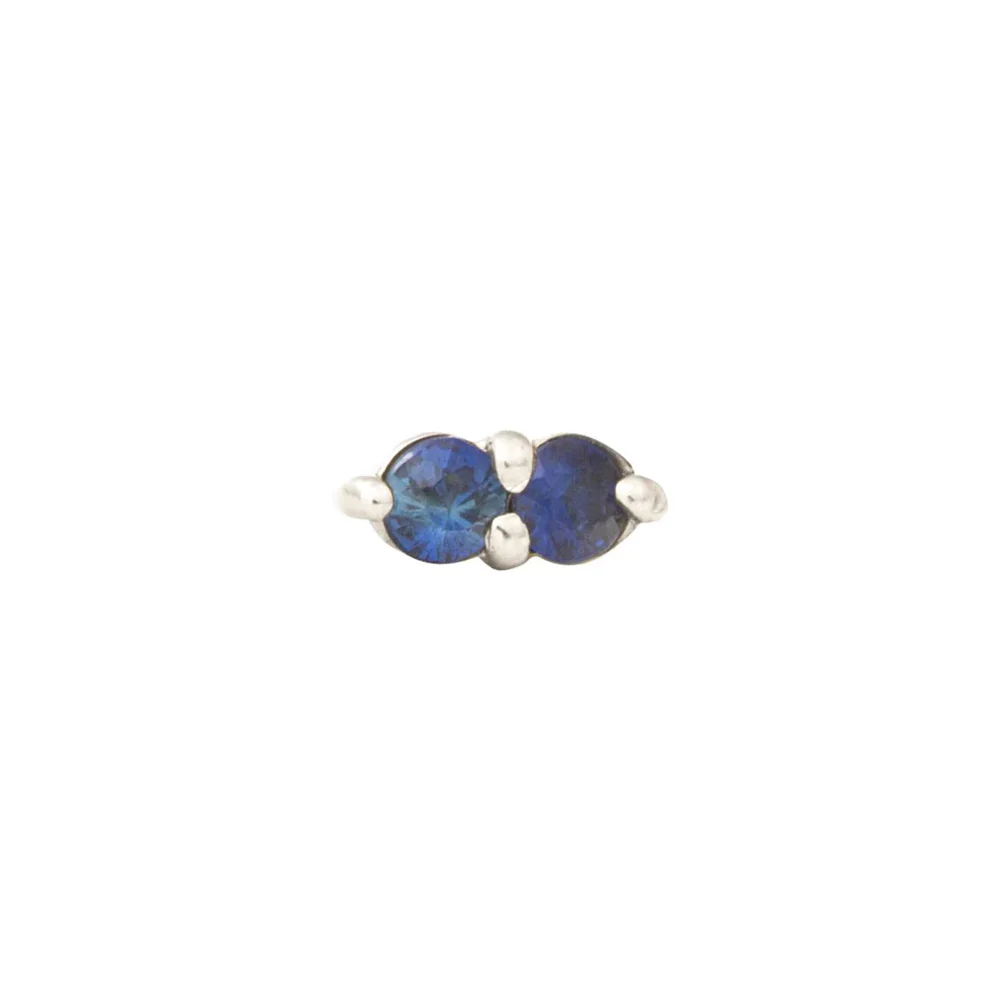 threadless: "Gemini" Pin in Gold with Gemstones - Image 8
