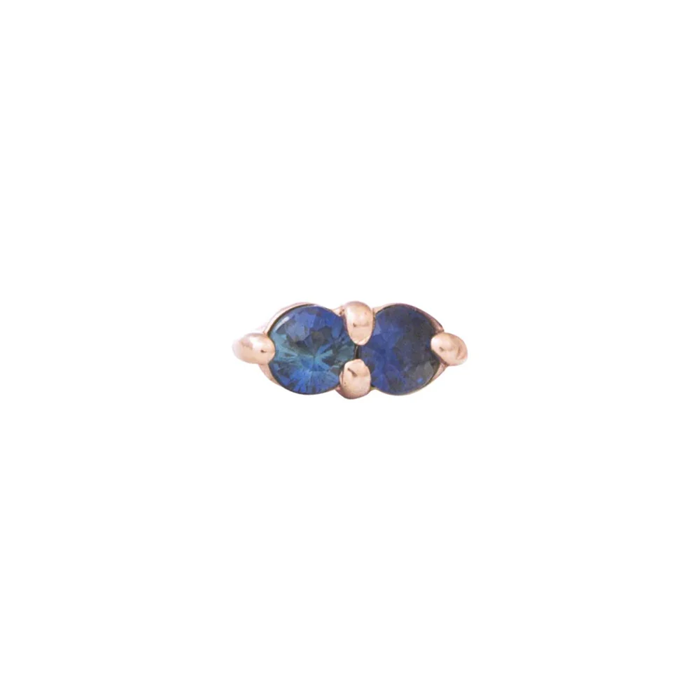 threadless: "Gemini" Pin in Gold with Gemstones - Image 9