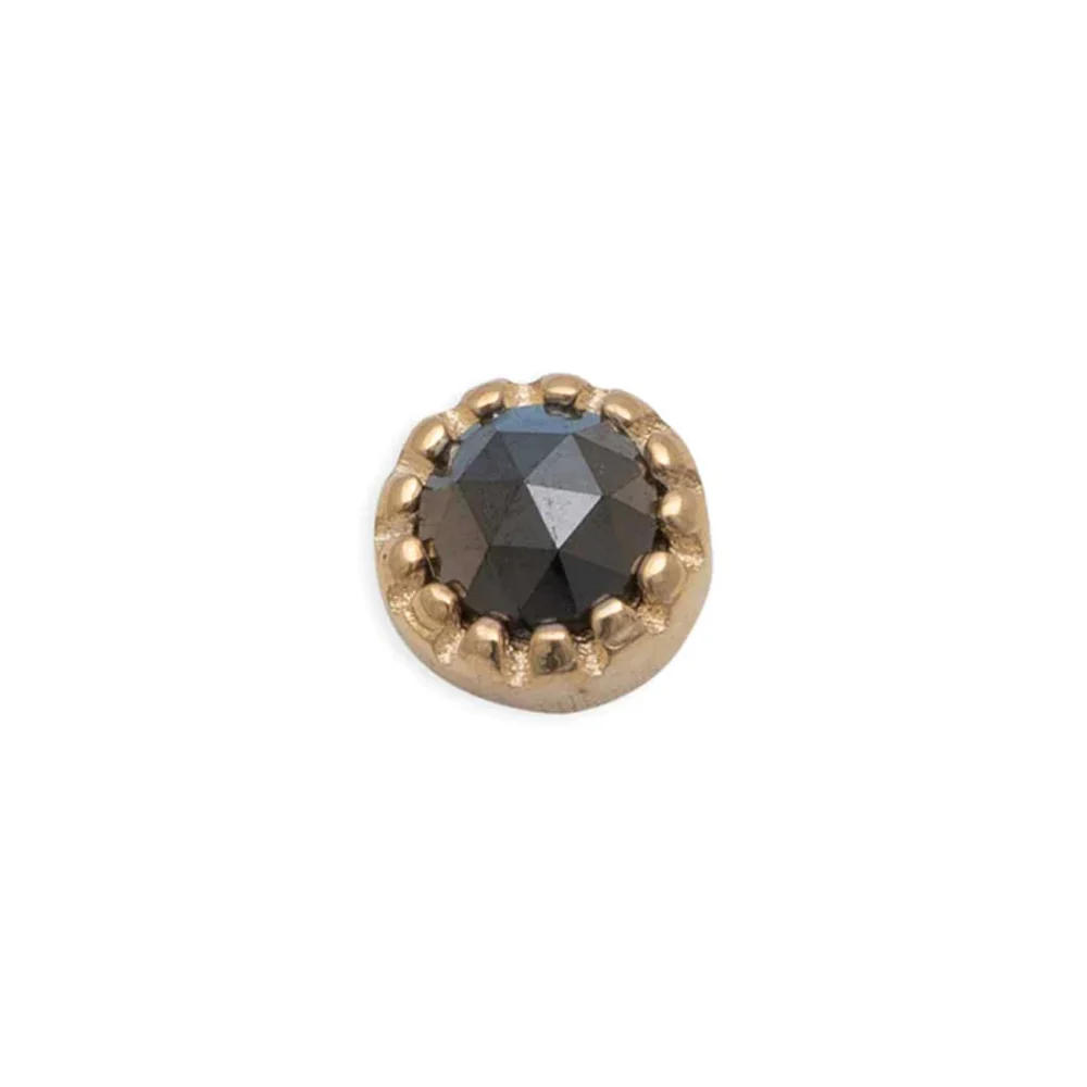 threadless: "Georgina" Pin in Gold with Gemstone - Image 3