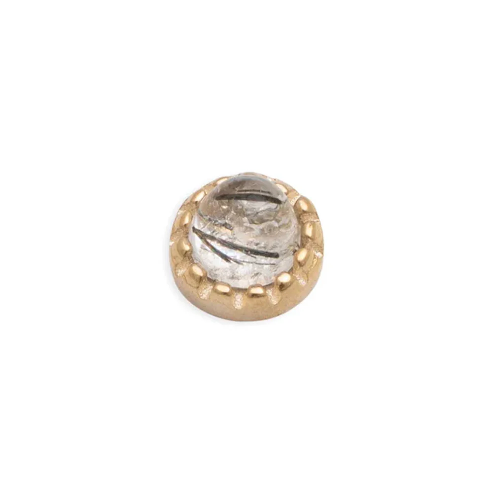 threadless: "Georgina" Pin in Gold with Gemstone - Image 5