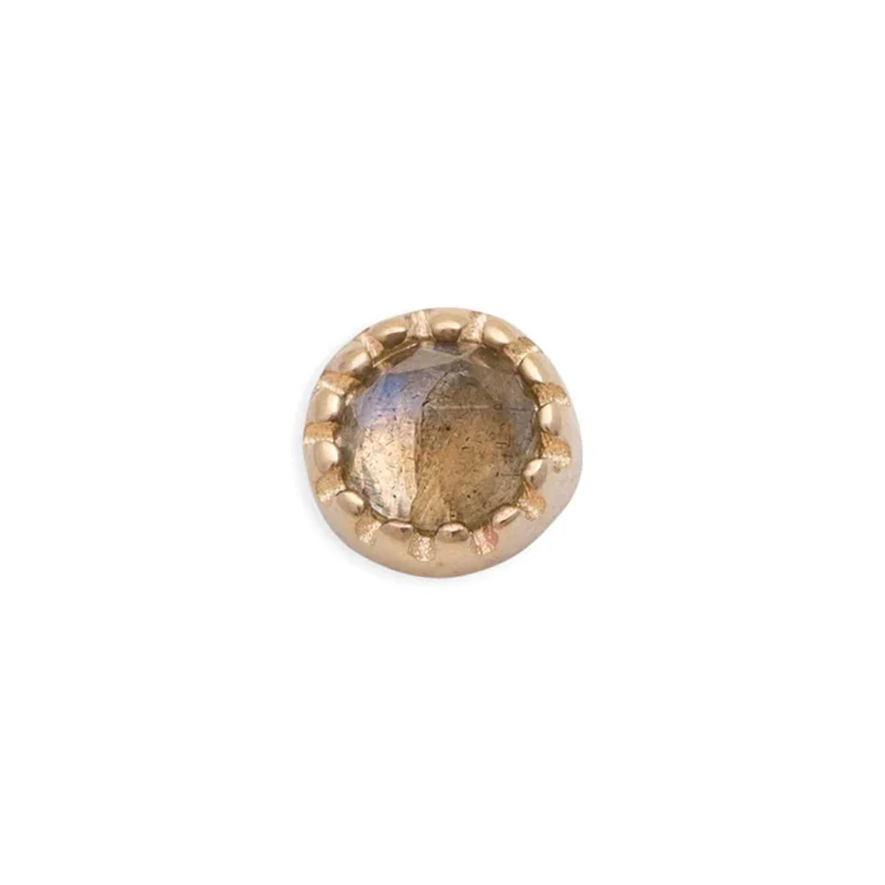 threadless: "Georgina" Pin in Gold with Gemstone - Image 6
