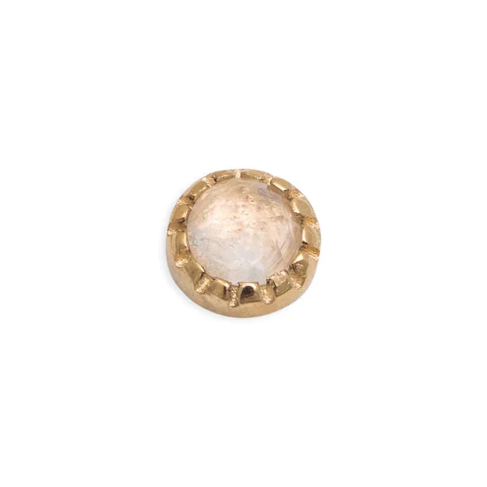 threadless: "Georgina" Pin in Gold with Gemstone - Image 8