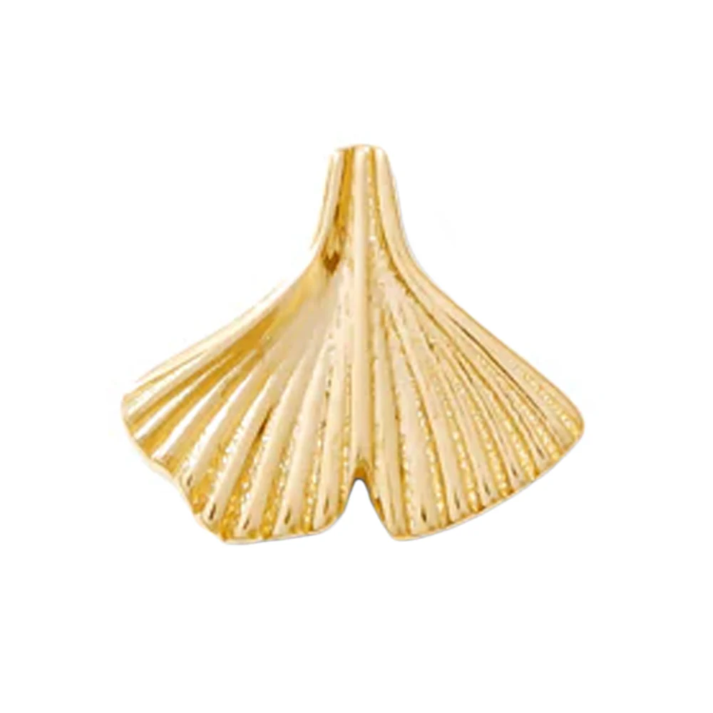 threadless: Ginkgo Pin in Gold