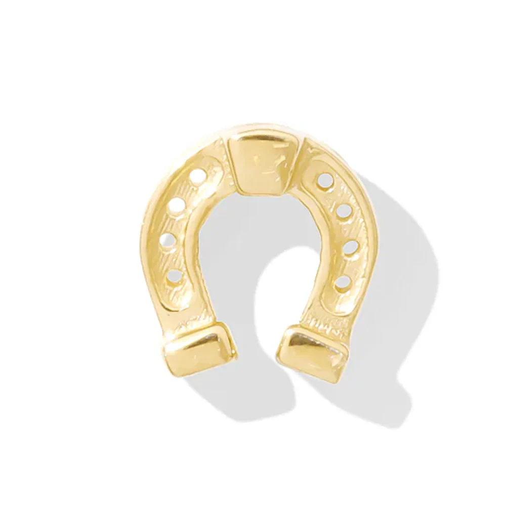 threadless: Horseshoe Pin in Gold - Image 2