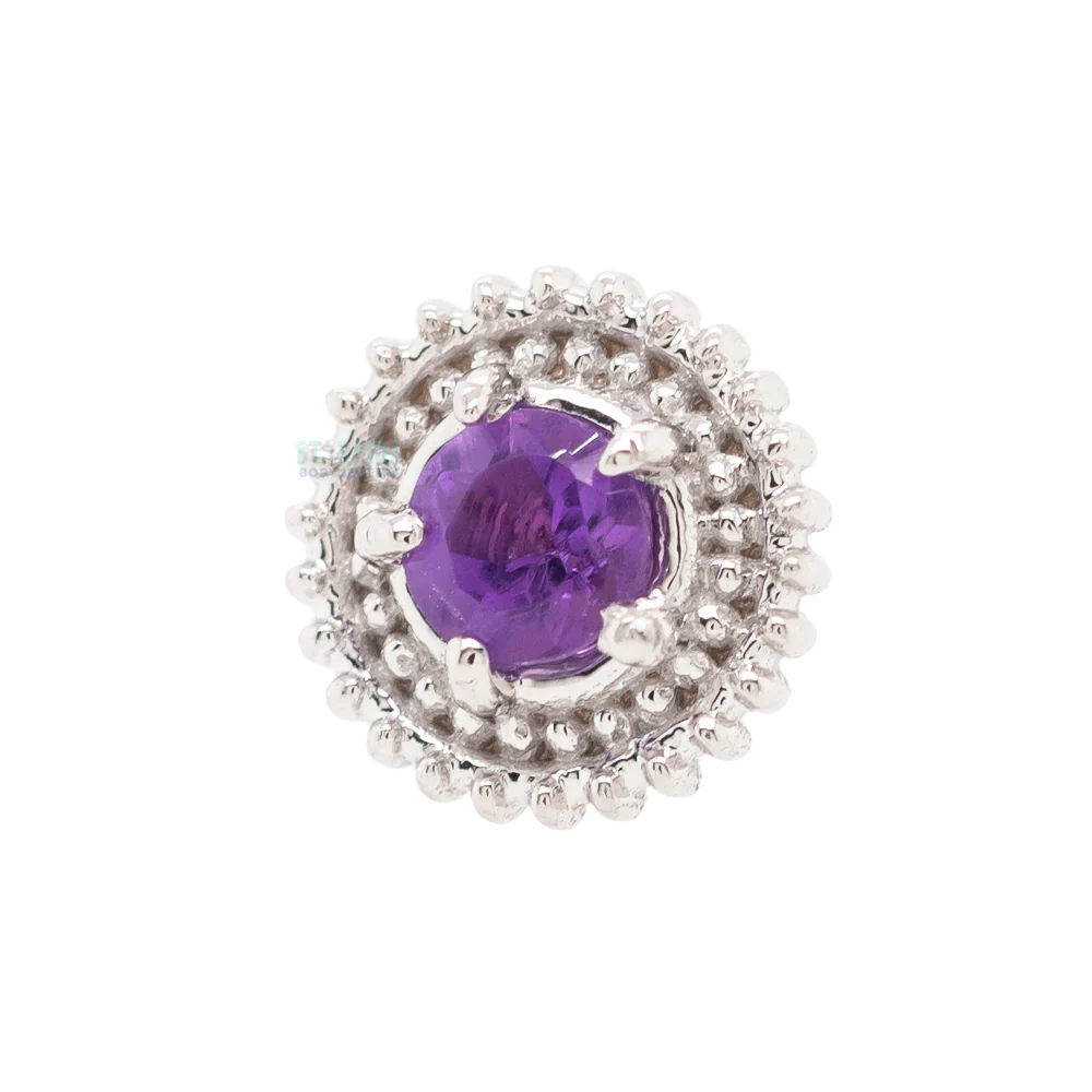 threadless: "Hypnotize" Pin in Gold with Gemstone - Image 2