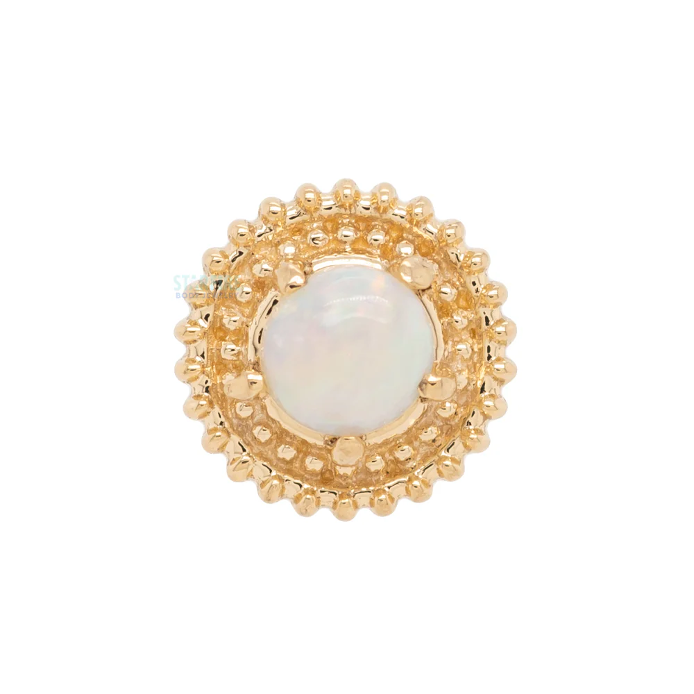 threadless: "Hypnotize" Pin in Gold with Gemstone - Image 3