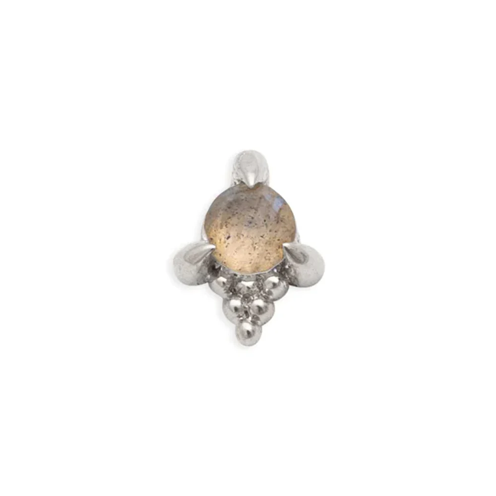 threadless: "Jolene" Pin in Gold with Gemstone - Image 10