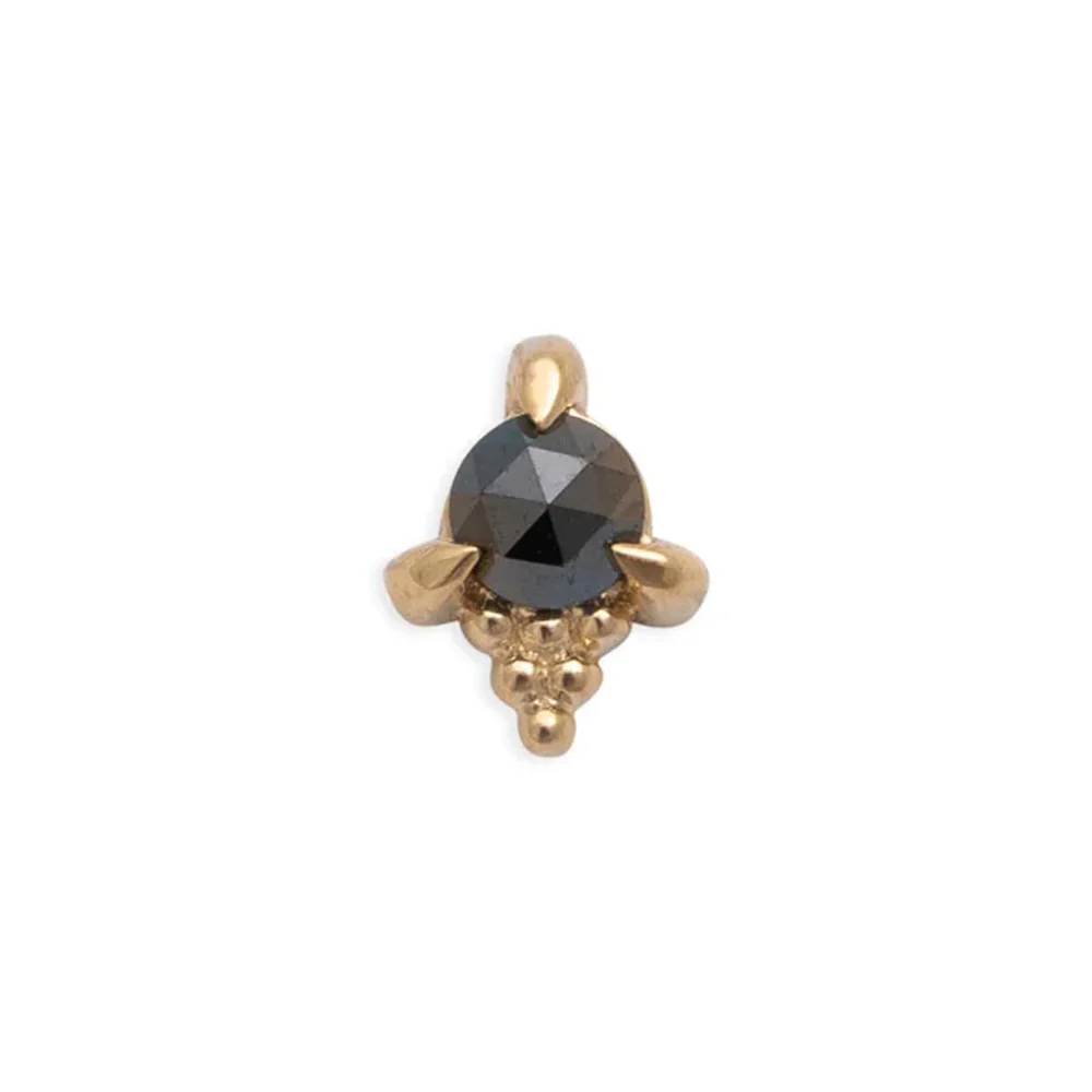 threadless: "Jolene" Pin in Gold with Gemstone - Image 3